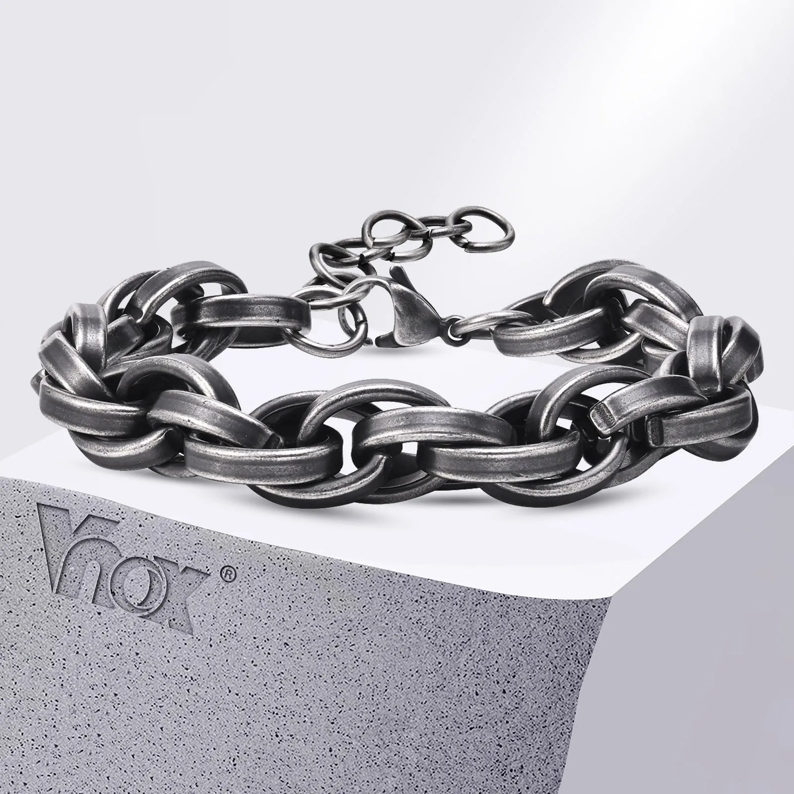 11mm Moto Viking Chain Bracelet