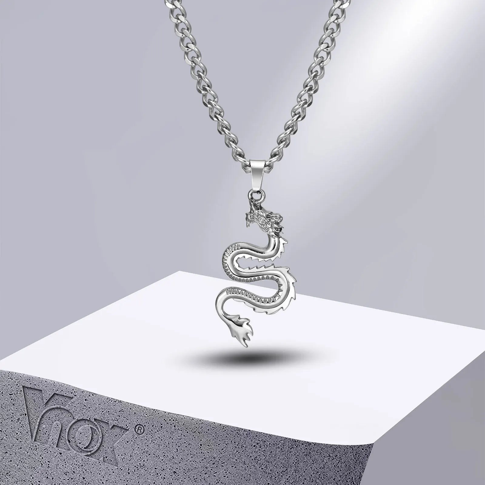 Dragon Pendant Chain Necklace
