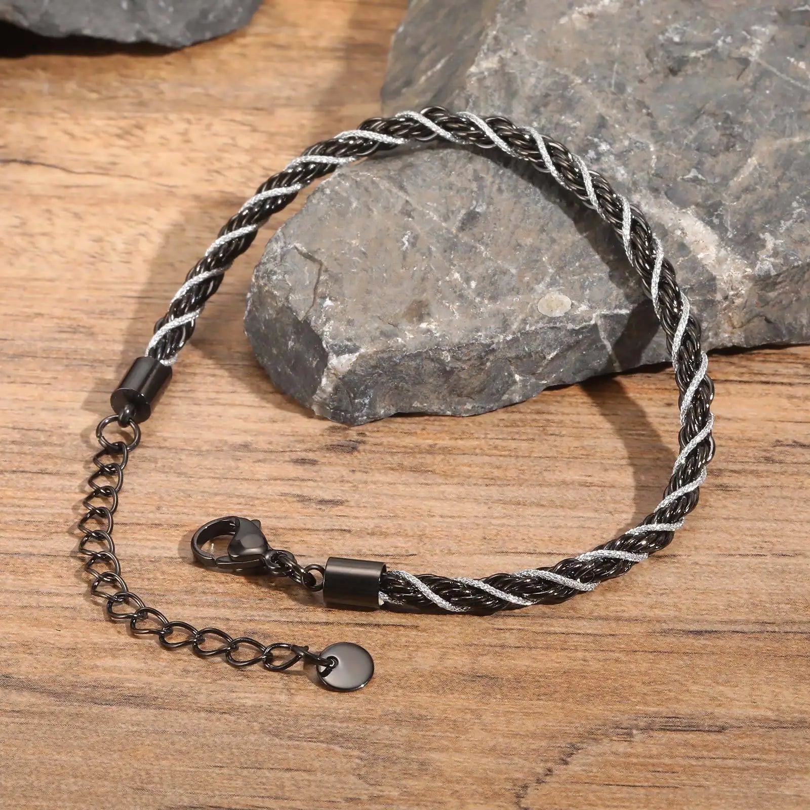 Twisted Rope Chain Bracelet