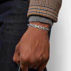 Heavy Handmade Rectangle Chain Bracelet