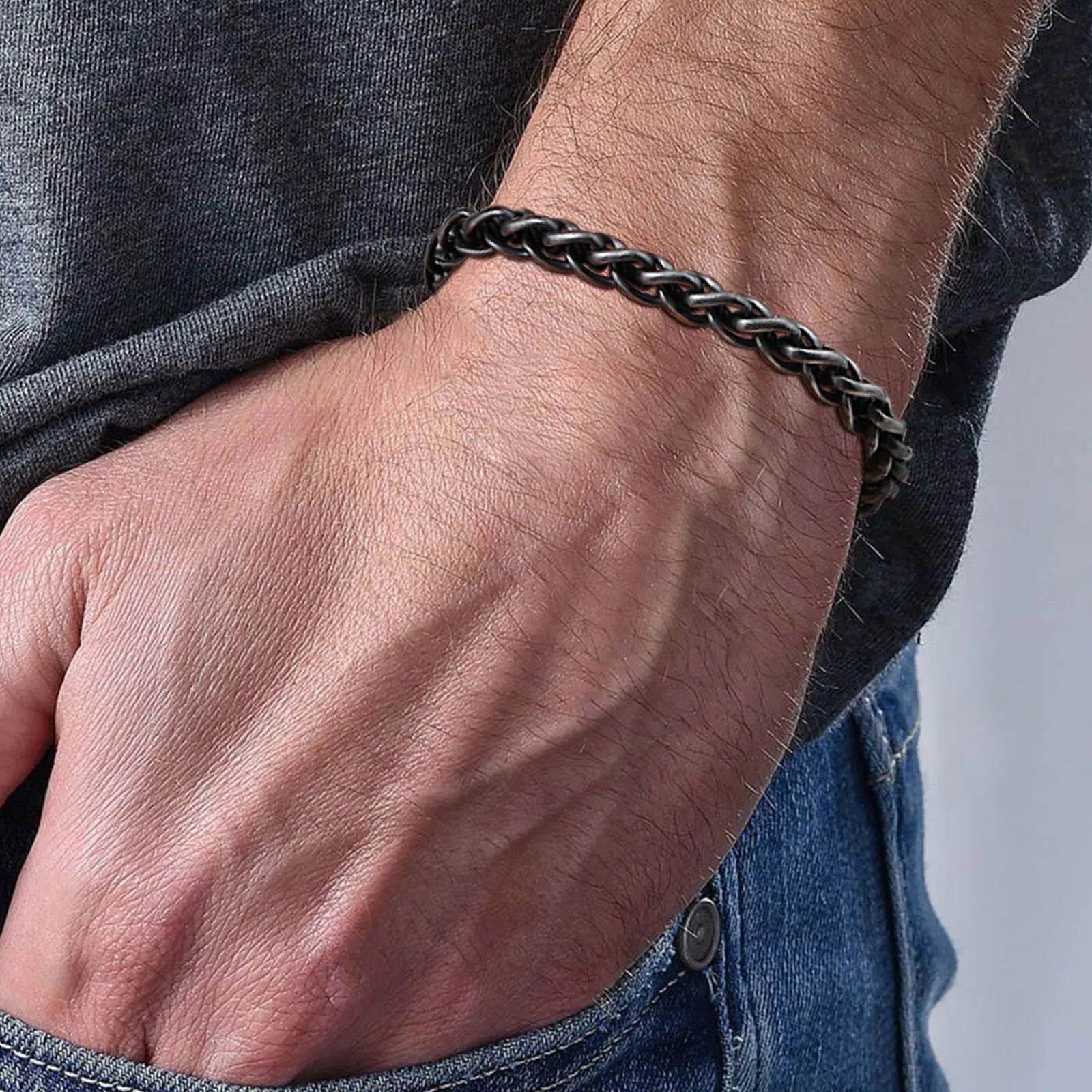 Spiga Cuban Link Chain Bracelet
