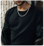 8mm Chunky Cuban Link Chain Necklace