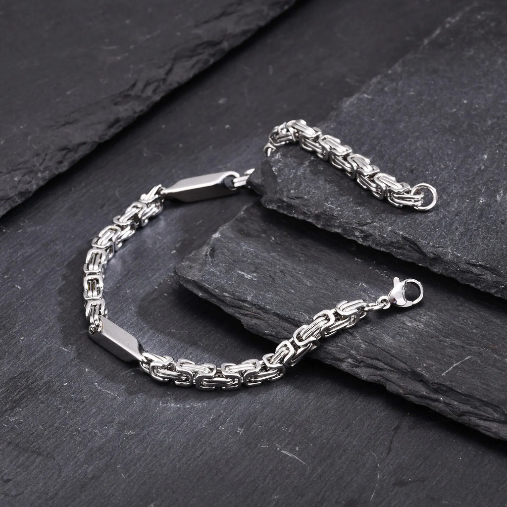4mm Byzantine Chain Bracelet