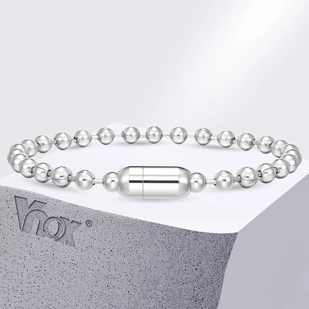 Ball Chain Magnetic Clasp Bracelet