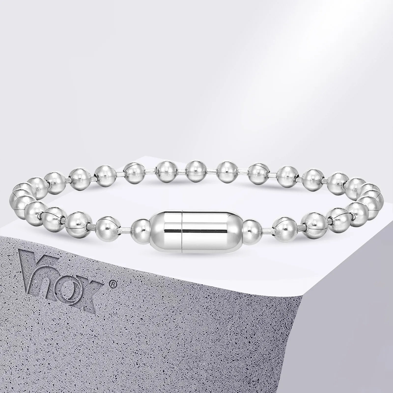 Ball Chain Magnetic Clasp Bracelet
