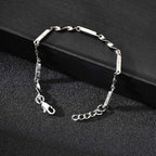 Mobius Cross Bamboo Chain Bracelet