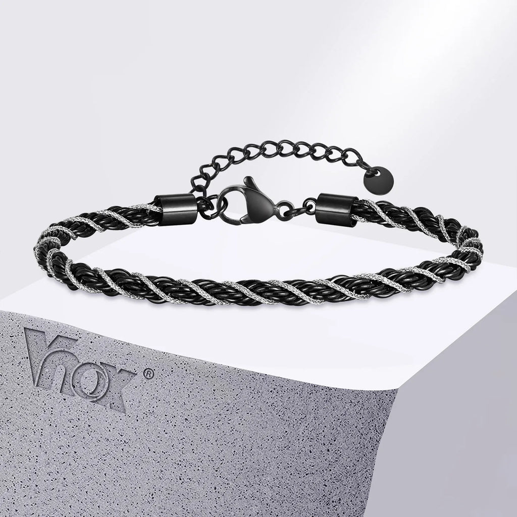 Twisted Rope Chain Bracelet