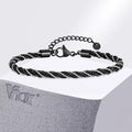Twisted Rope Chain Bracelet
