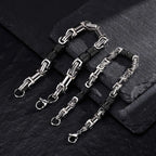 Black Byzantine Chain Bracelet