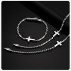 Cross Box Chain Bracelet