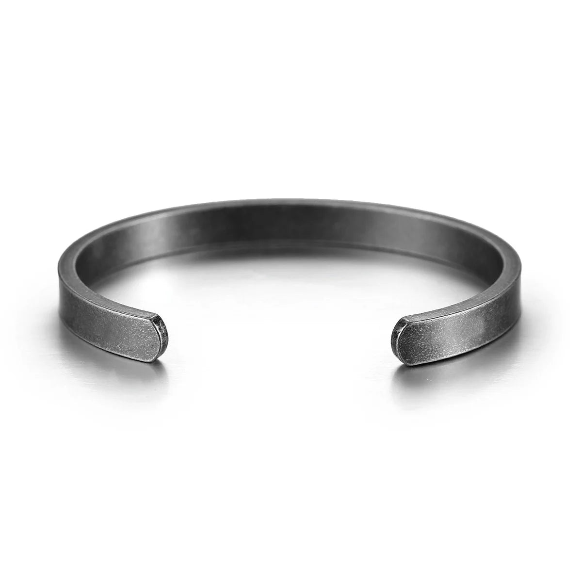 Oxidised Open Cuff Bangle Bracelet