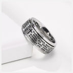 Spinner Cross Prayer Ring