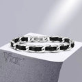 Black Cuban Link Chain Bracelet