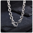 9mm Chunky Rolo Chain Necklace