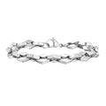 Rhombus Geometric Link Chain Bracelet