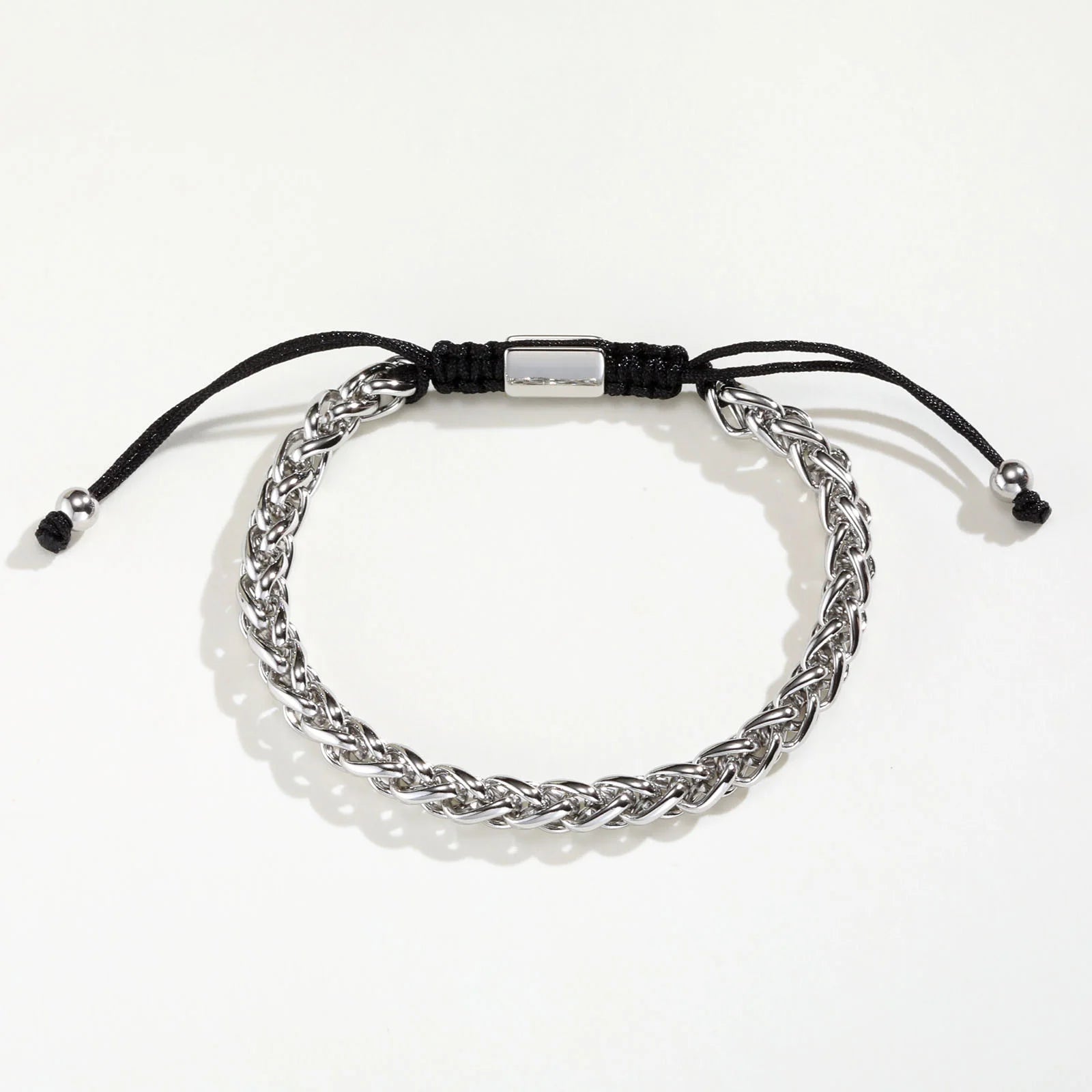 Basket Weave Box Chain Bracelet