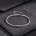 3mm Wheat Woven Chain Bracelet