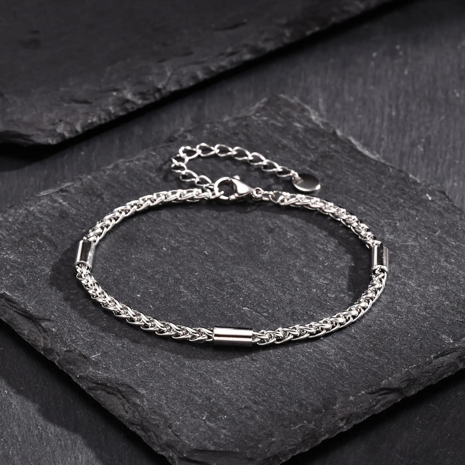 3mm Wheat Woven Chain Bracelet