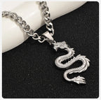 Dragon Pendant Chain Necklace
