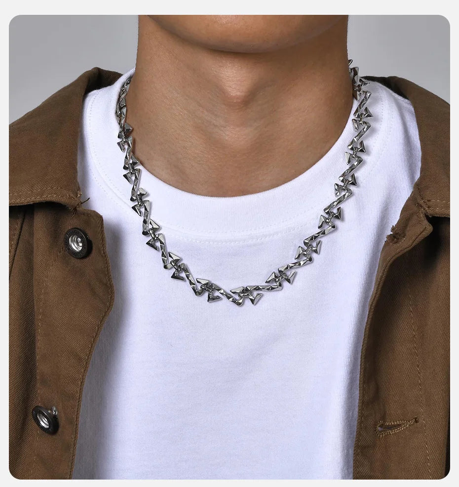 11mm Letter Z Link Chain Choker