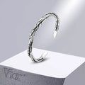 Twisted Cuff Bangle Bracelet