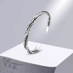 Twisted Cuff Bangle Bracelet