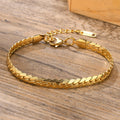 6mm Flat Cuban Link Chain Bracelet