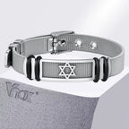 Hexagram Mesh Bangle Bracelet
