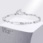 Mobius Cross Bamboo Chain Bracelet