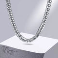 8mm Chunky Cuban Link Chain Necklace