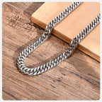 8mm Chunky Cuban Link Chain Necklace