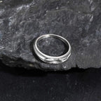 Flower Pattern Minimalist Ring