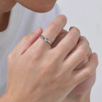 Flower Pattern Minimalist Ring