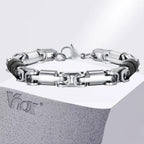 Black Byzantine Chain Bracelet