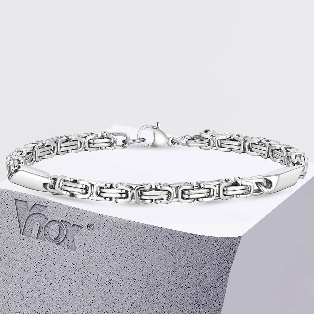 4mm Byzantine Chain Bracelet