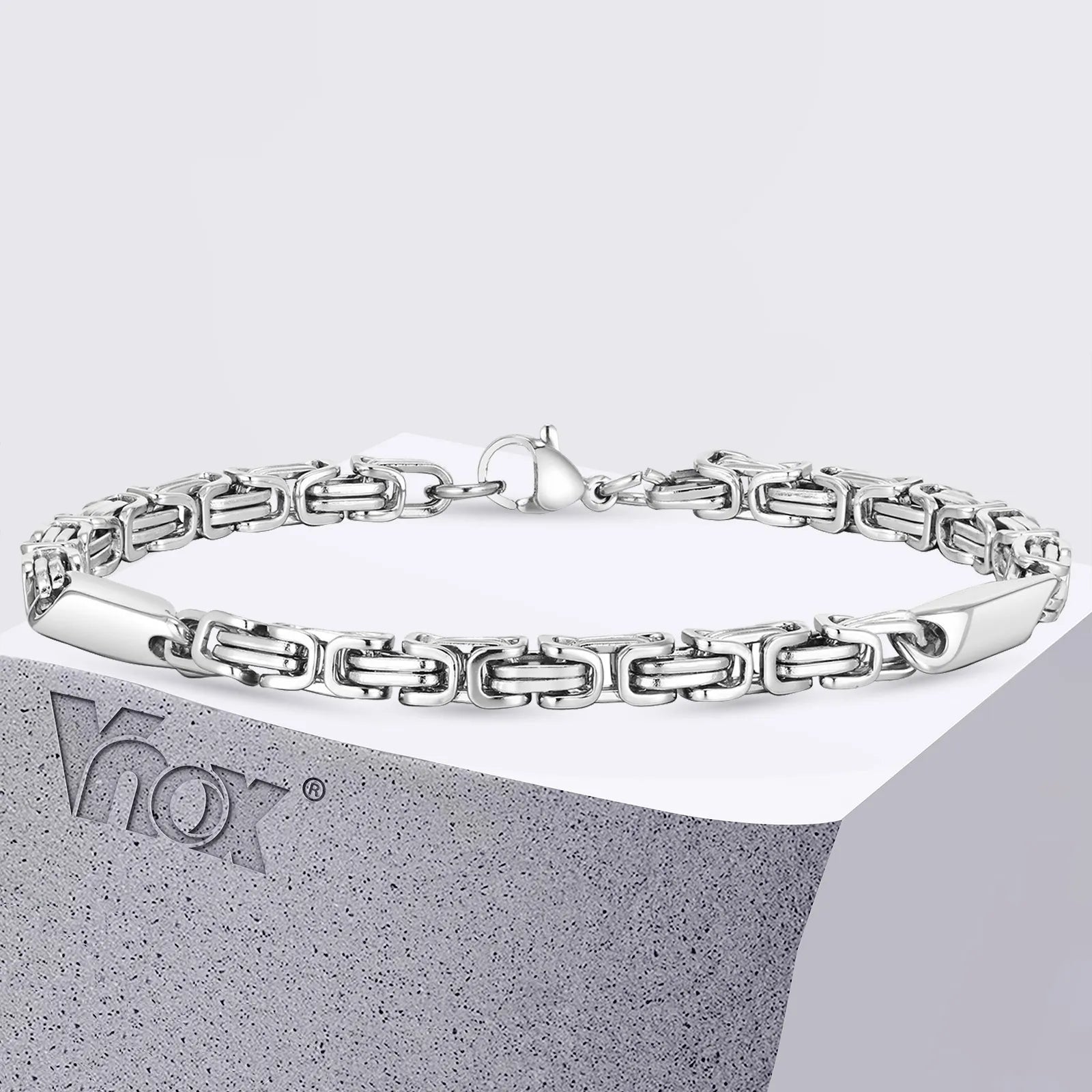 4mm Byzantine Chain Bracelet