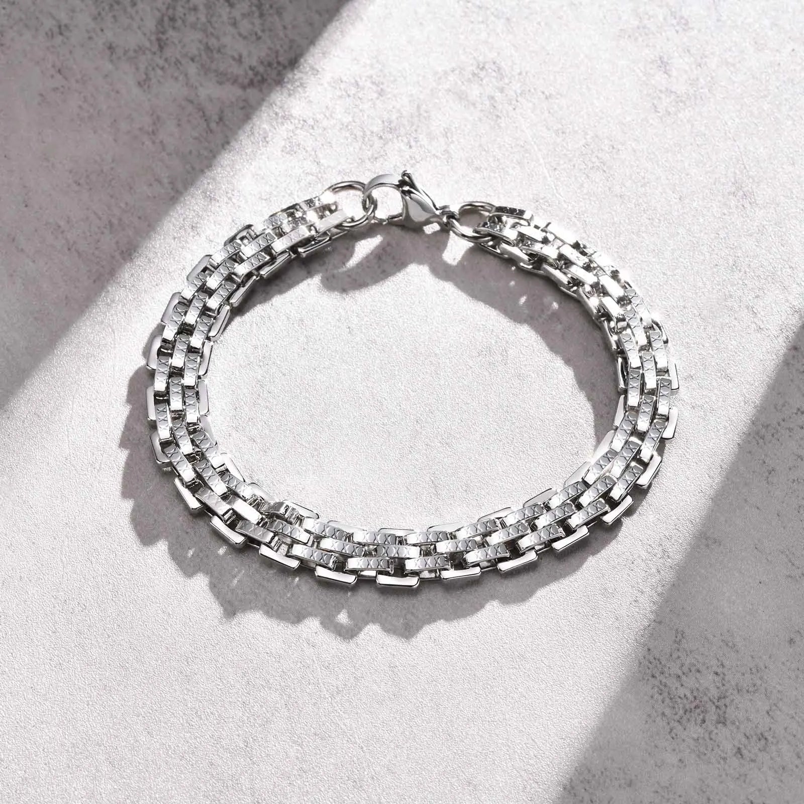 8.8mm Handmade Link Chain Bracelet